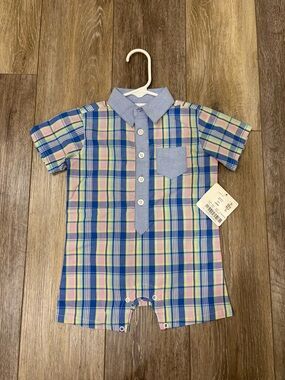 Starting Out Short Sleeve Romper 3/6 Months NWT